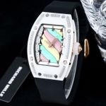 RICHARD MILLE Factory RM07-01 White ceramic case with diamond watch